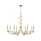 Quoizel Lighting HEI5040BGD Heiress 8-Lights 480W Bronze Gold Chandelier