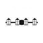 Quoizel Lighting Hazlett HZT8631MBK 4-Lights Matte Black 400W Vanity Light