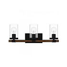Quoizel Lighting NTH8622MBK Nottinghill 3-Lights 300W Matte Black Vanity Light