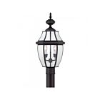 Quoizel Lighting NY9042K Newbury 2-Lights 120W Mystic Black Outdoor Wall Lantern