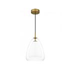 Quoizel Lighting PCAER1511AB 1 Light Aged Brass 60W Aero Mini Pendant