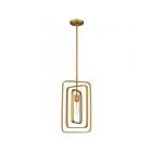 Quoizel Lighting Dupree PCDPR1510BWS 1-Light Brushed Weathered Brass 100W Mini Pendant