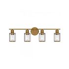 Quoizel Lighting Isla PCILA8629WS 4-Lights Weathered Brass 400W Vanity Light