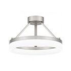 Quoizel Lighting PCOH1716BN Brushed Nickel 24W Cohen Semi Flush Mount
