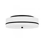 Quoizel Lighting QFL6180MBK 3 Lights Matte Black 180 Watt Flush Mount