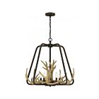 Quoizel Lighting Quoizel Oversized QOP5616RK 5-Lights 300W Rustic Black Pendant