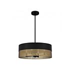 Quoizel Lighting QP6740MBK Alani 4-Lights 60W Matte Black Pendant