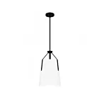 Quoizel Lighting QPP6192MBK 1 Light Matte Black 100W Faye Mini Pendant