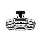 Quoizel Lighting QSF6209MBK 4 Lights Matte Black 240 Watt Flush Mount