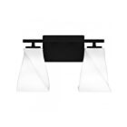 Quoizel Lighting Stetson STS8615MBK 2-Lights Matte Black 200W Vanity Light