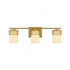 Quoizel Lighting TEN8624AB 3 Lights Aged Brass 300W Tenley Bath Light