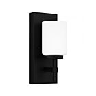 Quoizel Lighting Wilburn WLB8605MBK 1-Light Matte Black 8W Vanity Light