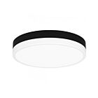 Quoizel Lighting WLN1611MBKW Weldin 16W Matte Black White Flush Mount