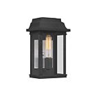 Quoizel Lighting BERK8407MB 1 Light Mottled Black 100W Berkley Wall Lantern