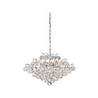 Quoizel Lighting BRX2820C 7 Lights Polished Chrome 280W Bordeaux With Clear Crystal Pendant