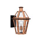 Quoizel Lighting BURD8411AC 1 Light Aged Copper 100W Burdett Wall Lantern