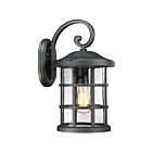 Quoizel Lighting CSE8410EK 1 Light Earth Black 150W Crusade Outdoor Lantern