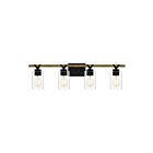 Quoizel Lighting DEVN8632MBK 1 Light Matte Black 100W Devon Court Bath Light