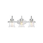 Quoizel Lighting DNY8603C 3 Lights Polished Chrome 300W Danbury Bath Light