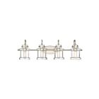 Quoizel Lighting DNY8604BN 4 Lights Brushed Nickel 400W Danbury Bath Light