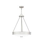 Quoizel Lighting EML2820BN 4 Lights Brushed Nickel 400W Emile Pendant