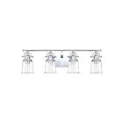 Quoizel Lighting GRT8604C 4 Lights Polished Chrome 400W Grant Bath Light