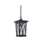 Quoizel Lighting GVR1910K 1 Light Mystic Black 150W Grover Outdoor Lantern