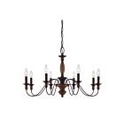 Quoizel Lighting HK5008TC 8 Lights Tuscan Brown 480W Holbrook Chandelier