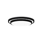 Quoizel Lighting IVG1614MBK Matte Black Irving LED Semi-LED Flush Mount