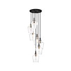 Quoizel Lighting JUN2707EK 7 Lights Earth Black 700W June Pendant