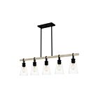 Quoizel Lighting KGB142EK 5 Lights Earth Black 500W Kingsbridge Island Chandelier