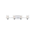 Quoizel Lighting KLT8604CLED 4 Lights Polished Chrome 16W Kolt Bath Light