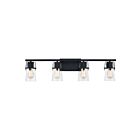 Quoizel Lighting KNX8632MBK 4 Lights Matte Black 400W Knox Bath Light