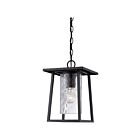 Quoizel Lighting LDG1909K 1 Light Mystic Black 100W Lodge Outdoor Lantern