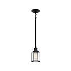 Quoizel Lighting LUD1505EK 1 Light Earth Black 100W Ludlow Mini Pendant