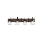 Quoizel Lighting MAV8633EK 4 Lights Earth Black 400W Maverick Bath Light