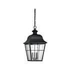 Quoizel Lighting MHE1910K 3 Lights Mystic Black 180W Millhouse Outdoor Lantern