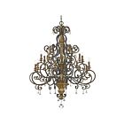 Quoizel Lighting MQ5020HL 20 Lights Heirloom 1200W Marquette Chandelier