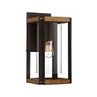 Quoizel Lighting MSQ8409RK 1 Light Rustic Black 150W Marion Square Outdoor Lantern