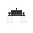 Quoizel Lighting NL8602EK 2 Lights Earth Black 200W Nicholas Bath Light