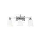 Quoizel Lighting NL8603C 3 Lights Polished Chrome 300W Nicholas Bath Light