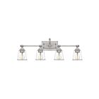 Quoizel Lighting NLC8604BN 4 Lights Brushed Nickel 400W Nicholas Bath Light