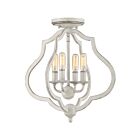 Quoizel Lighting OKF1715AWH 4 Lights Antique White 240W O'Keefe Semi-Flush Mount