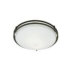 Quoizel Lighting OZ1613IN 2 Lights Iron Gate 120W Ozark Flush Mount