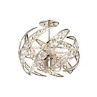 Quoizel Lighting PCCN1718PK 4 Lights Polished Nickel 240W Crescent Semi-Flush Mount
