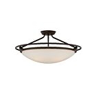 Quoizel Lighting QF1201SWT 4 Lights Western Bronze 400W Ashland Semi-Flush Mount