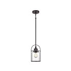 Quoizel Lighting QPP2781WT 1 Light Western Bronze 100W Payson Mini Pendant