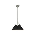 Quoizel Lighting QPP5343AN 1 Light Antique Nickel 100W Jessup Mini Pendant