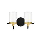 Quoizel Lighting ROW8615MBK 1 Light Matte Black 60W Rowland Bath Light