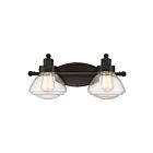 Quoizel Lighting SCH8602PN 2 Lights Palladian Bronze 200W Scholar Bath Light